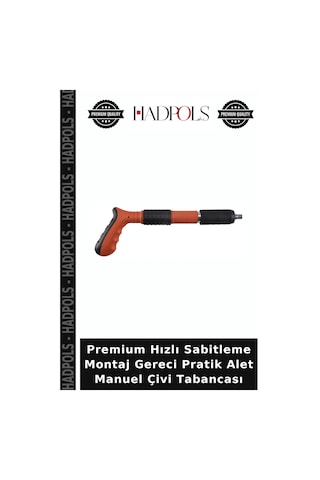 Premium Hızlı Sabitleme Montaj Gereci Pratik Alet Manuel Çivi Tabancası