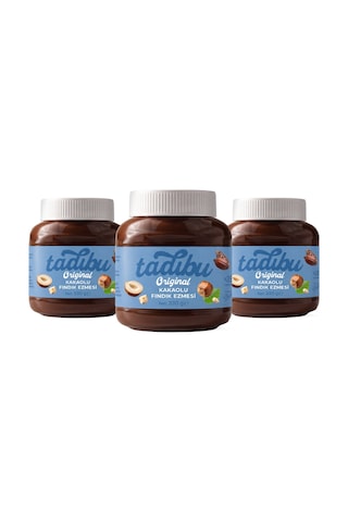 Abdurrahman Tatlıcı Tadıbu Kakaolu Fındık Ezmesi 3 x 330 G