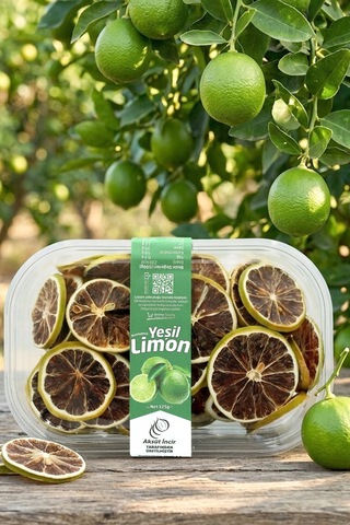 Kurutulmuş Yeşil Limon 125g