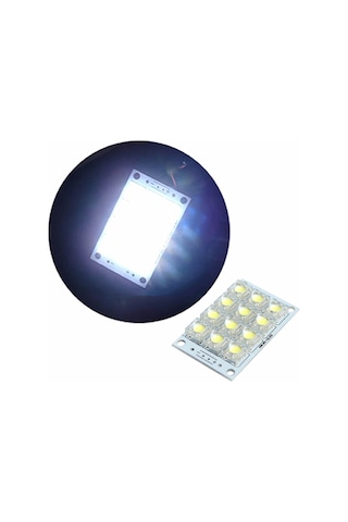 Dc 3v 5v 1w Beyaz Led Board Modül 12 Adet Led Masa Gece Lambası