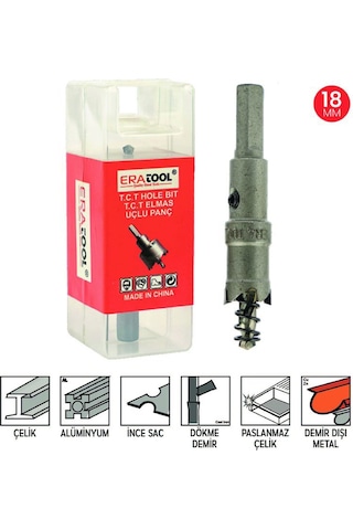 Tct 18mm Elmas Panç Era55841 Eratool