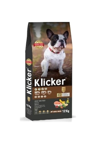 Klıcker Somonlu Mini Orta Irk Yetişkin Köpek Kuru Maması 12 KG