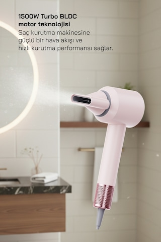 Sinbo Shd-1740 Bldc Saç Kurutma Makinesi - Şampanya Pembe