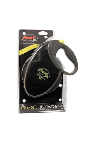 Flexi Giant Otomatik Köpek Gezdirme Tasması 8 M XL Siyah