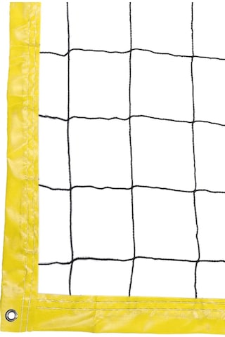 Güçlü File - Beach, Plaj Voleybol Filesi Ağı - 3mm - 9.5mt – SARI