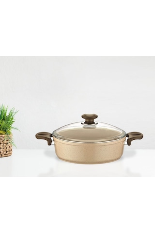 Gülsan Safran Granit 26Cm Basık Tencere