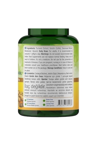 Nature's Supreme Curcumin 30 Yumuşak Kapsül