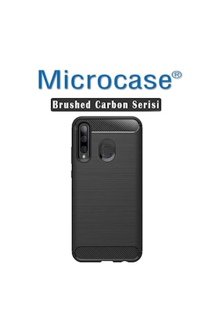 Huawei Honor 20 Lite Brushed Carbon Kilif + Cam (Seç) 364469569