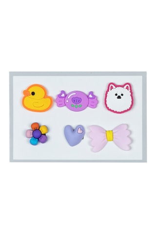 Argesta Terlik Aksesuarları-sevimli Set-3 Karışık-Çok Renkli