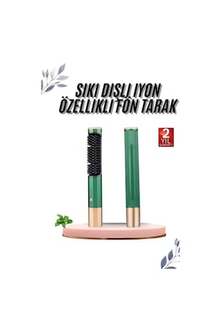 Üflemeli Saç Düzleştirici Fön Tarak Yüksek Isı Ayarlı İyon Özellikli - Lisinya