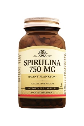 Solgar Spırulına 750 MG 80 Kapsül