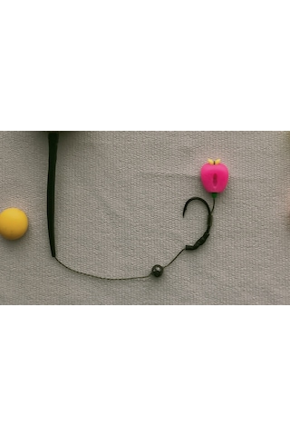 Gezer Kurşunlu Leadcore'lu Sazan Rig Takımı Tek Pembe Esp Mısırlı