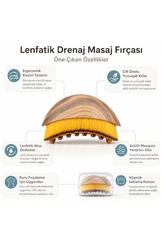 Go İthalat Kutulu Lenf Drenaj Yüz Boyun Masaj - Çok Amaçlı Fırça Leopar Desenli