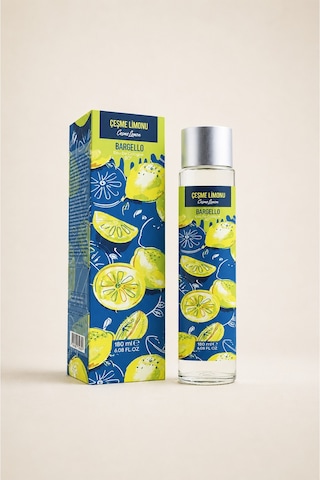 Çeşme Limonu 180 Ml Cam Dökme Kapak Kolonya Edc