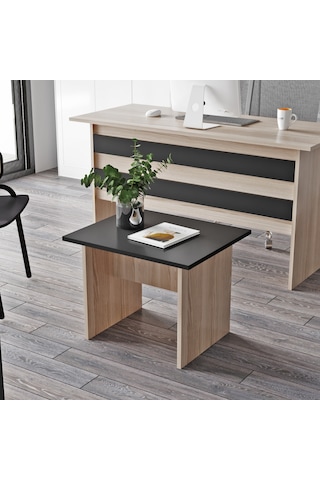 Robinhome Verona B Ofis Sehpası Meşe Siyah