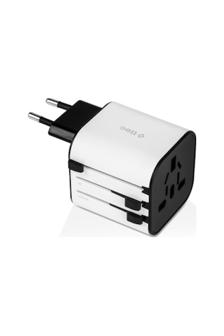 Ttec 3in1 Akım Ve Isı Korumalı10a/250v Amerikan/avrupa/ingiliz Tipi Priz Çevirici Seyahat Şarj Aleti