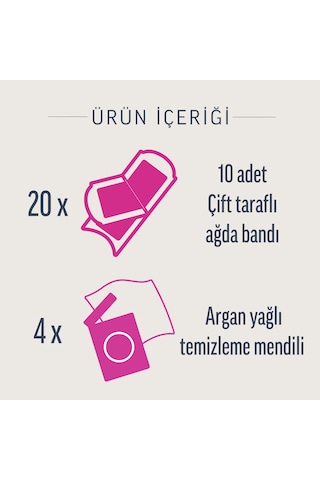 Veet Pure Hipoalerjenik Yüz Bölgesi için Sir Ağda Bantları 20'li