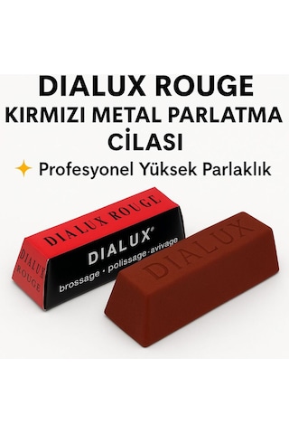 Merttools Dialux Rouge Kırmızı Metal Parlatma Cilası Profesyonel Yüksek Parlaklık