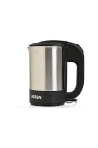 Asben 12 Volt Oto Araç Kettle Araba Su Isıtıcı Çelik Kettle Yarım Litre Hacim