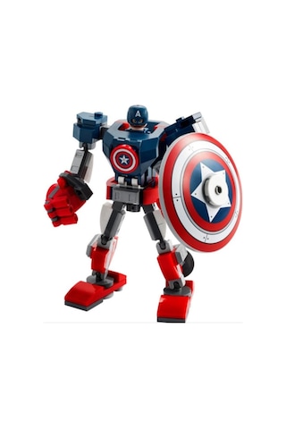 LEGO Marvel Avengers 76168 Kaptan Amerika Robot Zırhı 121 Parça