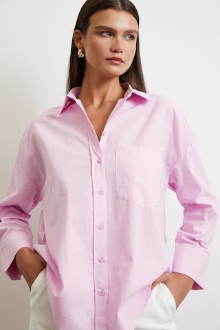 Must Have Poplin Gömlek Pembe Pembe