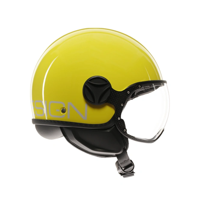 MomoDesign FGTR Classıc Candy Açık Kask Beyaz Sarı