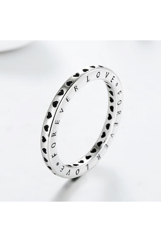 Modian 925 Ayar Gümüş Kalp Yüzük Zarif Istiflenebilir Klasik Aşk Yüzükler Kadınlar Için Yıldönümü Takı 9 Gümüş