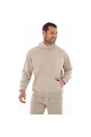 AR-MA Arma Erkek Oversize 2 İplik Kanguru Cepli Kapşonlu Sweatshirt 001
