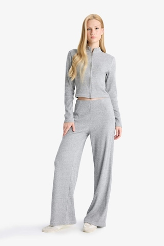 Defacto Beli Lastikli Flare Fit Geniş Paça Eşofman Altı F0991AX25WN Gri