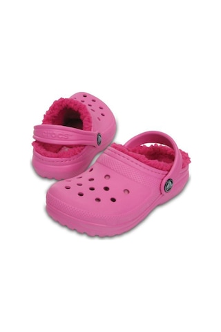 Crocs Classic Lined Pembe Çocuk Clog K Cr0175