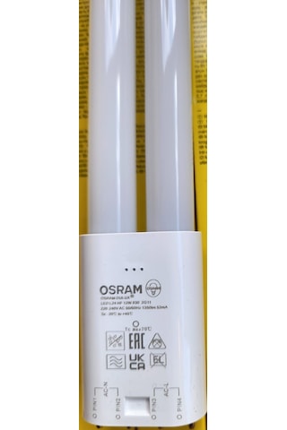 Osram Dulux Led L24 Hf 12w 830 2g11 Duylu 4 Pinli Ampul 10 Adet 20 Adet