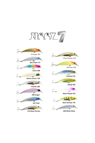 Fujin Ziggy 70Mm 9.6Gr Sinking All Glow -169