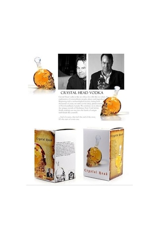1000 Ml Crystal Head Kuru Kafa İçecek Şişesi diğer