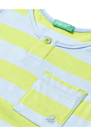 United Colors Of Benetton Erkek Bebek T-shirt Ben.33r9gh00y Yeşil