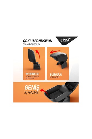 POINT MARKETING Tüm araçlara uyumlu Deri Sürgülü Kolçak