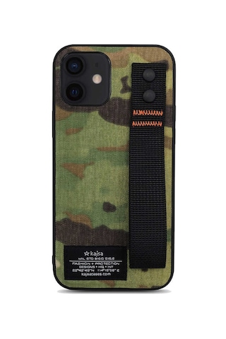 Kajsa Apple Uyumlu iPhone 12 Pro Kılıf Kajsa Cordura Serisi Military Kapak ZORE-216628