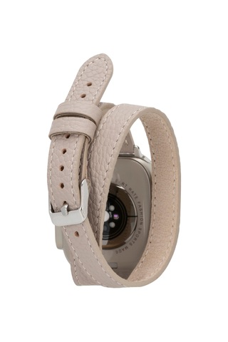 Alpıne Slim Double Tour Dune Brown Hakiki Deri Apple Uyumlu Watch Kordonu - 44/45/46/49mm