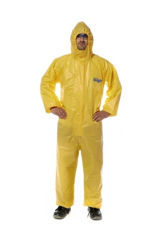 Tam Koruma Yüz Maskesi (Drager 3300 Maske-ABEK Filtre-Gözlük-Tulum Large Beden)