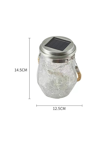 Moly 30 Led Güneş Enerjili Islak Beyaz Lamba 2 Adet Telsiz Bahçe Dekorasyonu Nikah Parti Diğer