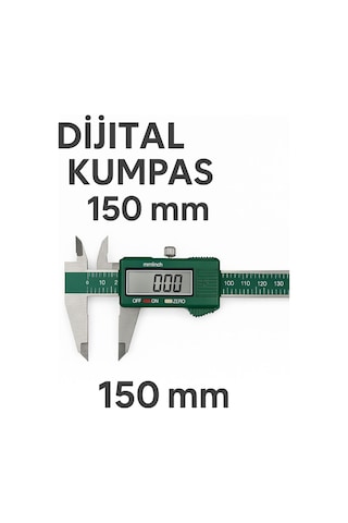 Senbang Dijital Kumpas 150 Mm Yeşil Model