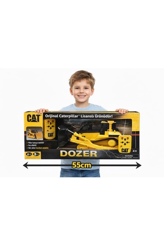 Uzaktan Kumandalı Caterpıllar Dozer D11 Sarı - Siyah