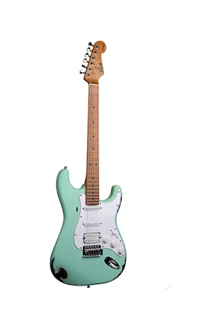 Lea Rlc-100 Sg Limited Edition Heavy Relic Elektro Gitar Surf Green