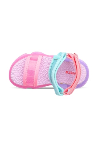 Vicco Flora Cırtlı Işıklı Kız Bebek Sandalet 321.24y.203 Pembe