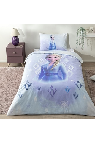 Taç Lisanslı Disney Frozen Diamond Tek Kişilik Pamuk Nevresim Takımı 000000001000049925 Çok Renkli