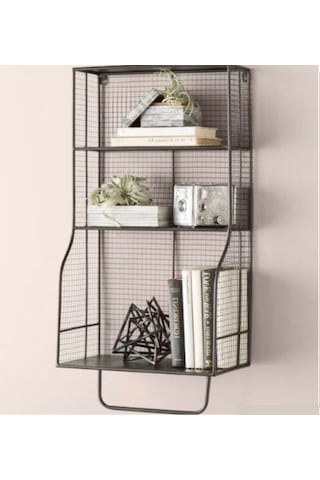 Metal Havluluk Banyo & Mutfak Duvar Rafı Wd-218 Siyah