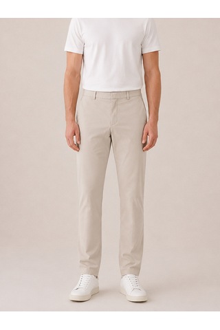 Bej Formunu Koruyan Regular Fit Pantolon 100730
