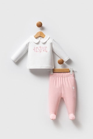 U.S. Polo Assn. U.s. Polo Assn Kız Bebek Beyaz Takım 5274-49005 Beyaz