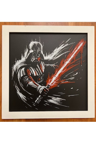 Darth Vader 3d Baskı Tablo Çerceve