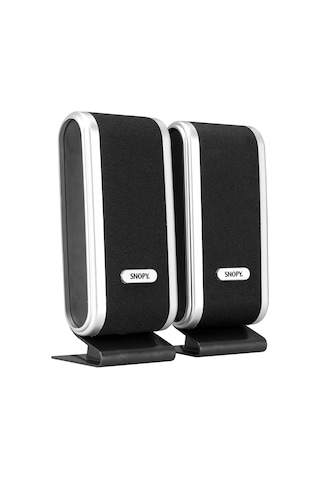 Snopy Sn-820 2.0 Siyah/Gümüş Lcd İnce Tasarım Usb Speaker