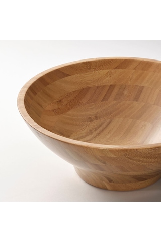Servis Kasesi, Bambu, 28 Cm Açık Gri
